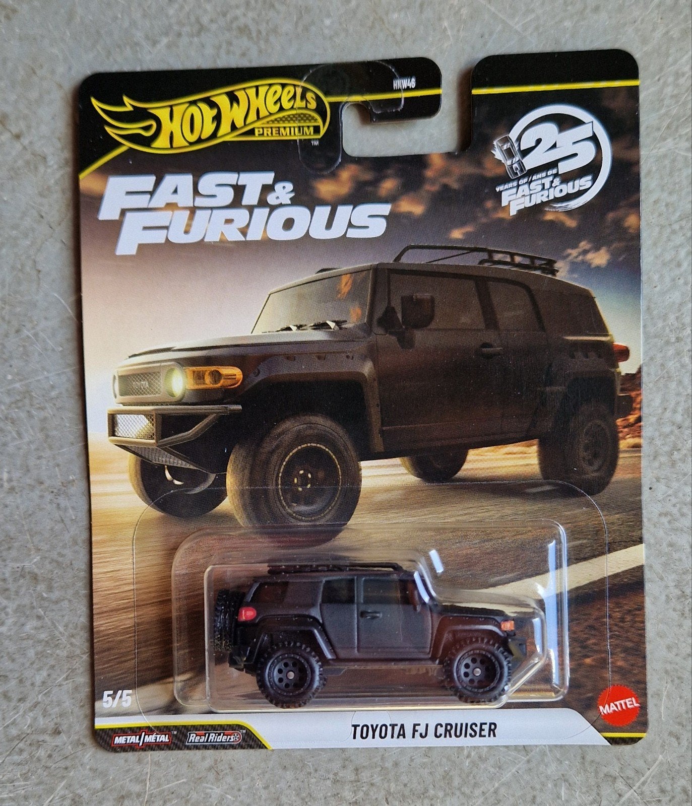 Hot wheels toyota fj cruiser fast en furious, Overige merken, 1:50 of kleiner, Auto, Nieuw
