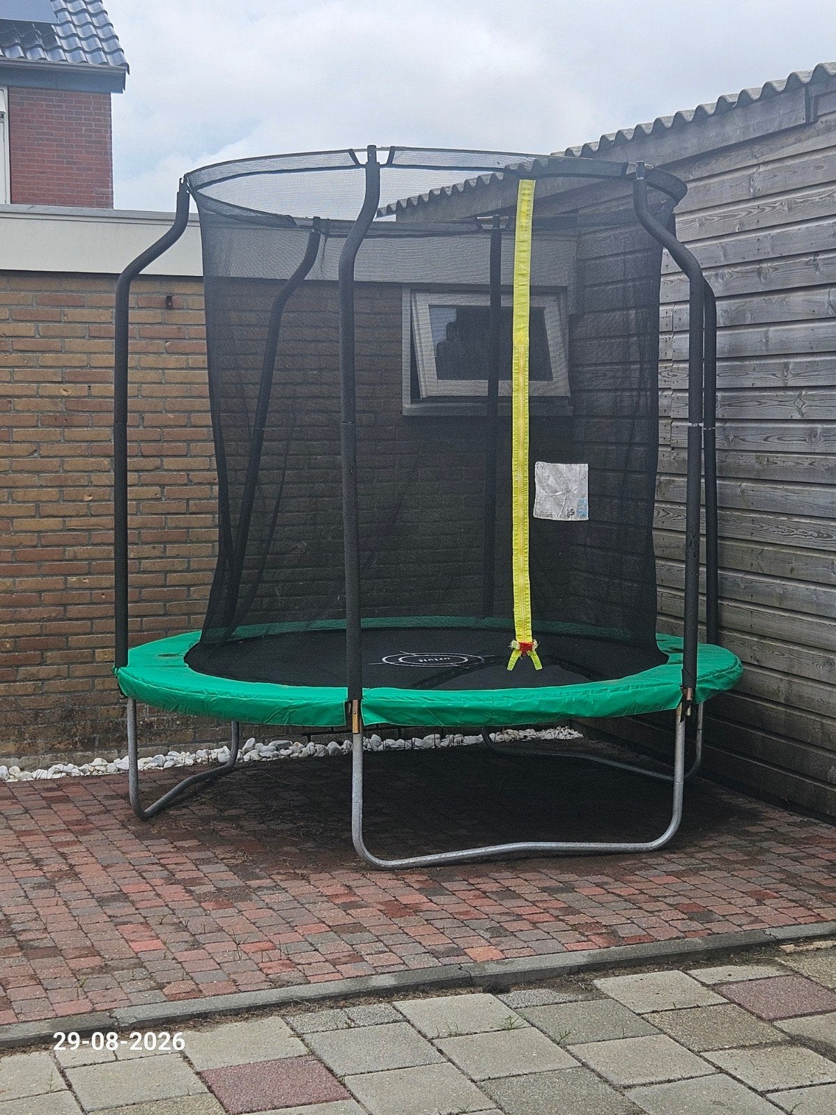 Crivit trampoline Ø 246 cm met veiligheidsnet., Ophalen, Gebruikt