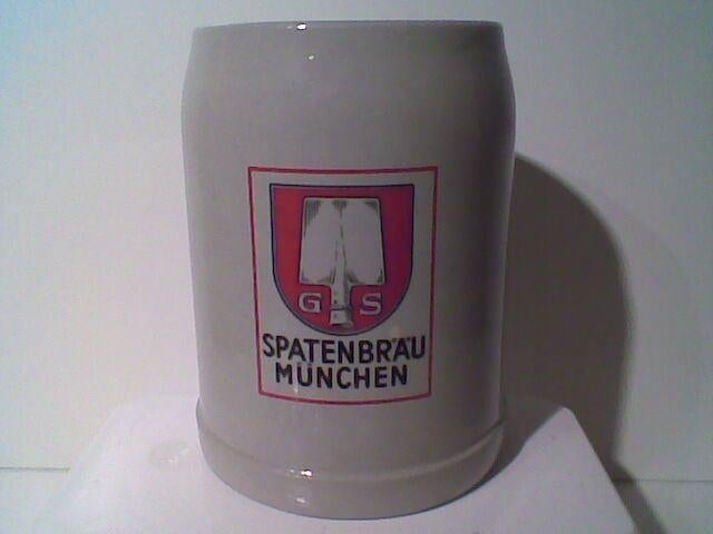 Spatenbräu München bierpot, Verzenden, Zo goed als nieuw, Pul(len), Overige merken