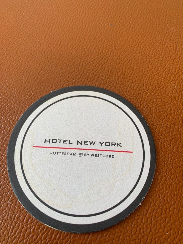 Heineken - hotel New York viltje, Verzenden, Gebruikt, Viltje(s), Heineken