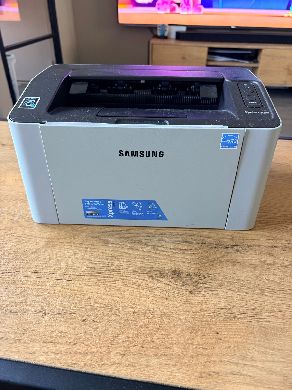 Samsung Xpress M2026W Laserprinter - Zwart-wit, Computers en Software, Printers, Ophalen, Zwart-en-wit printen, Gebruikt, Printer