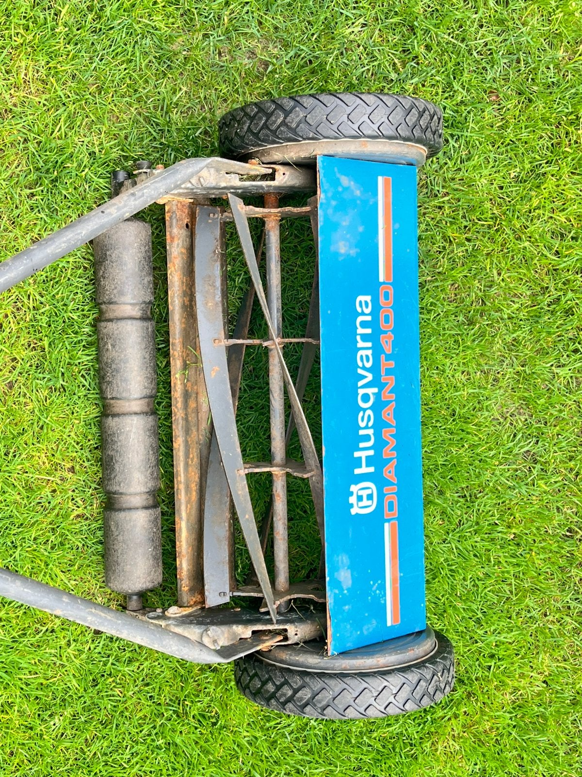 Grasmaaier Husquvarna 400, Tuin en Terras, Gras en Kunstgras, Ophalen, Gebruikt, 20 m² of meer