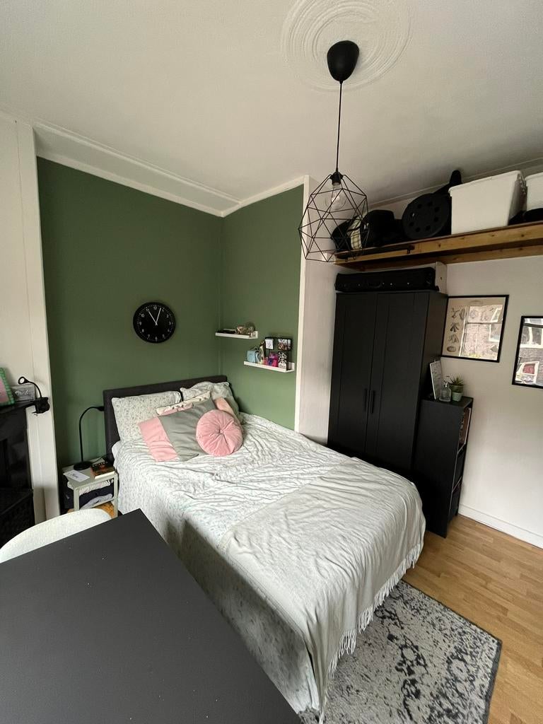 Boxspring twijfelaar + Emma matras, Ophalen, Tweepersoons, Zo goed als nieuw, 120 cm