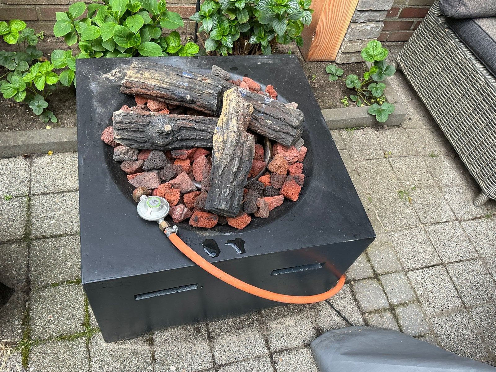 Cooconing vuurtafel gashaard, Tuin en Terras, Ophalen, Zo goed als nieuw
