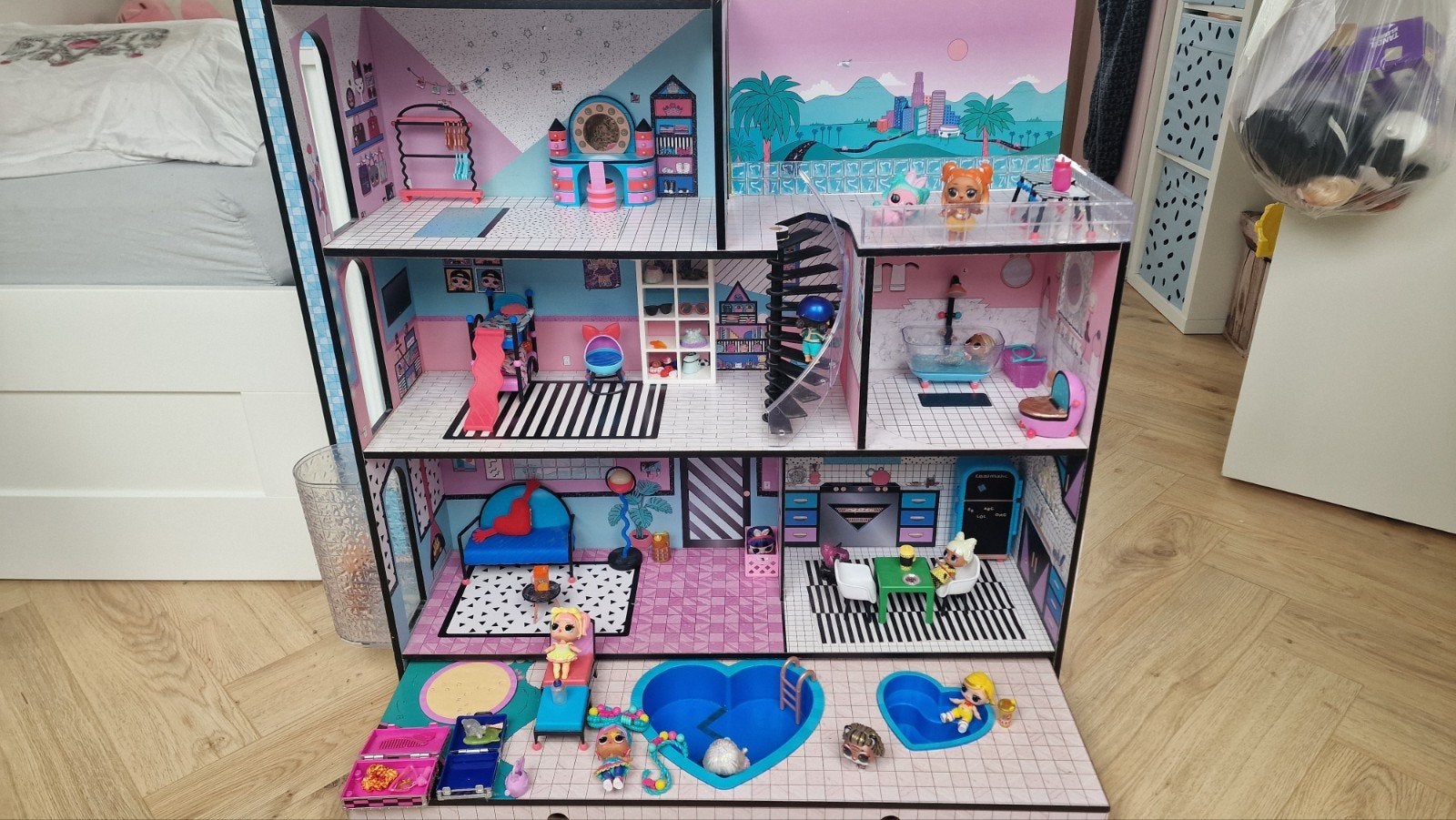 L.O.L. Surprise! OMG Huis met 85+ Verrassingen, Ophalen, Gebruikt, Poppenhuis