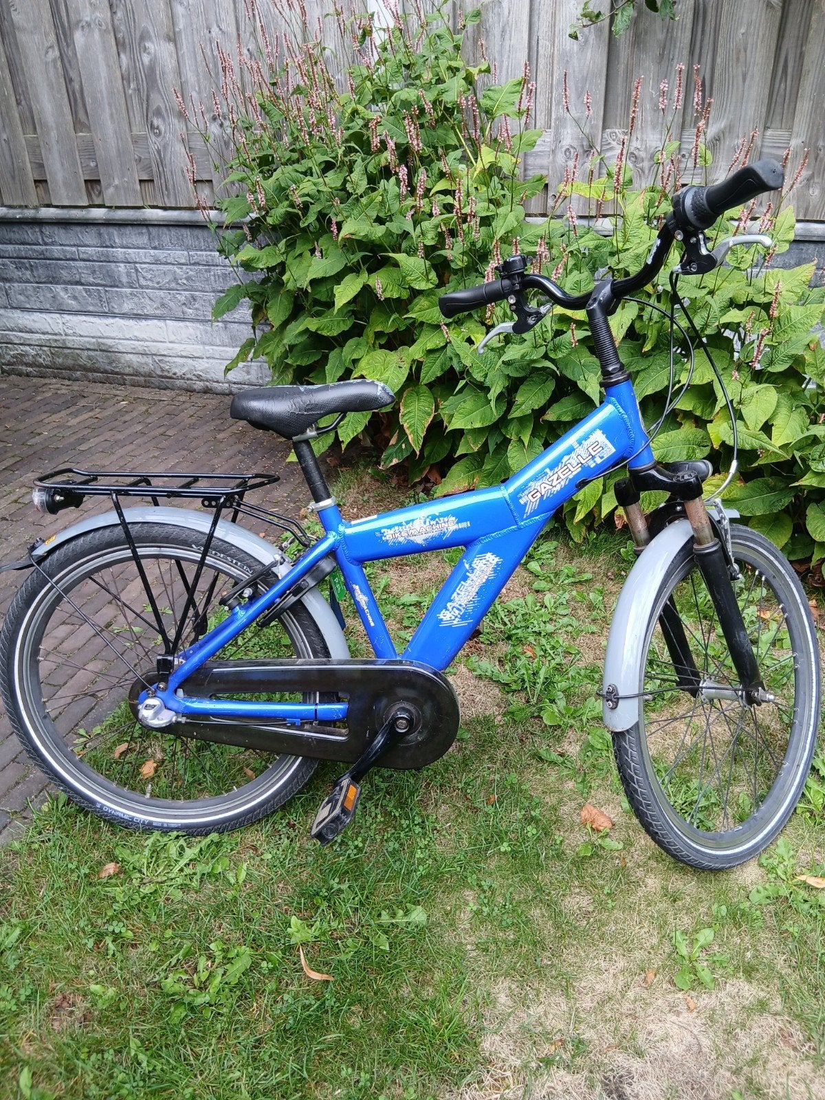 Stoere, blauwe gazelle kinderfiets, Ophalen, Gebruikt, Gazelle, Terugtraprem