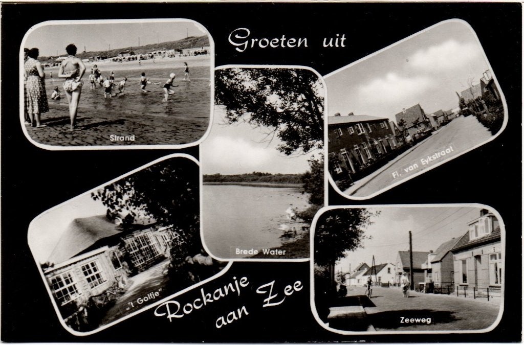 Rockanje  Groeten uit, Ophalen of Verzenden, Gelopen, Zuid-Holland