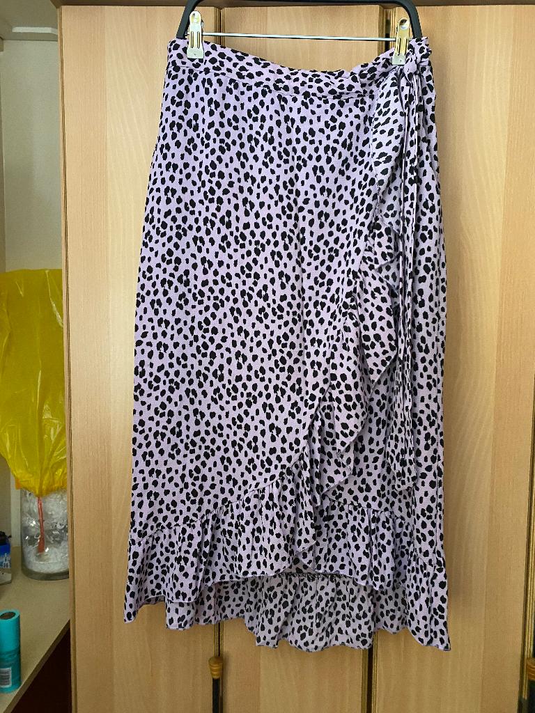 zgan lila met zwarte panterprint rok Costes, Paars, Maat 46/48 (XL) of groter, Ophalen of Verzenden, Zo goed als nieuw