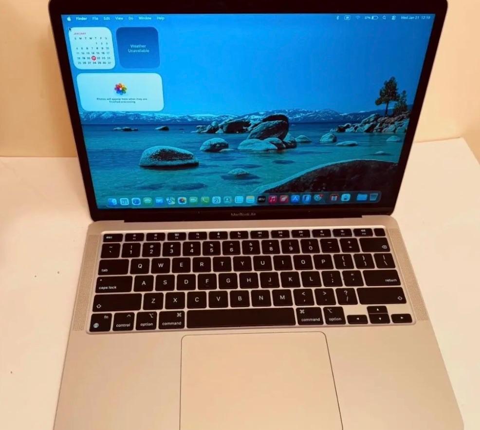 MacBook Air 13 inch M1  2020  8GB 256GB ZILVER met Office, Computers en Software, Apple Macbooks, Ophalen, 256 GB, Qwerty, 8 GB