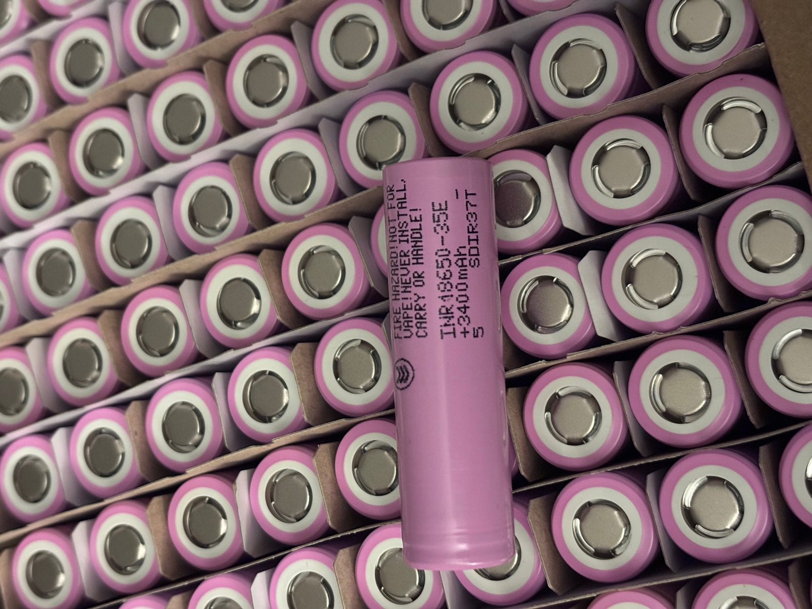 Samsung INR18650-35E 3400mah - 8A, Ophalen of Verzenden, Nieuw