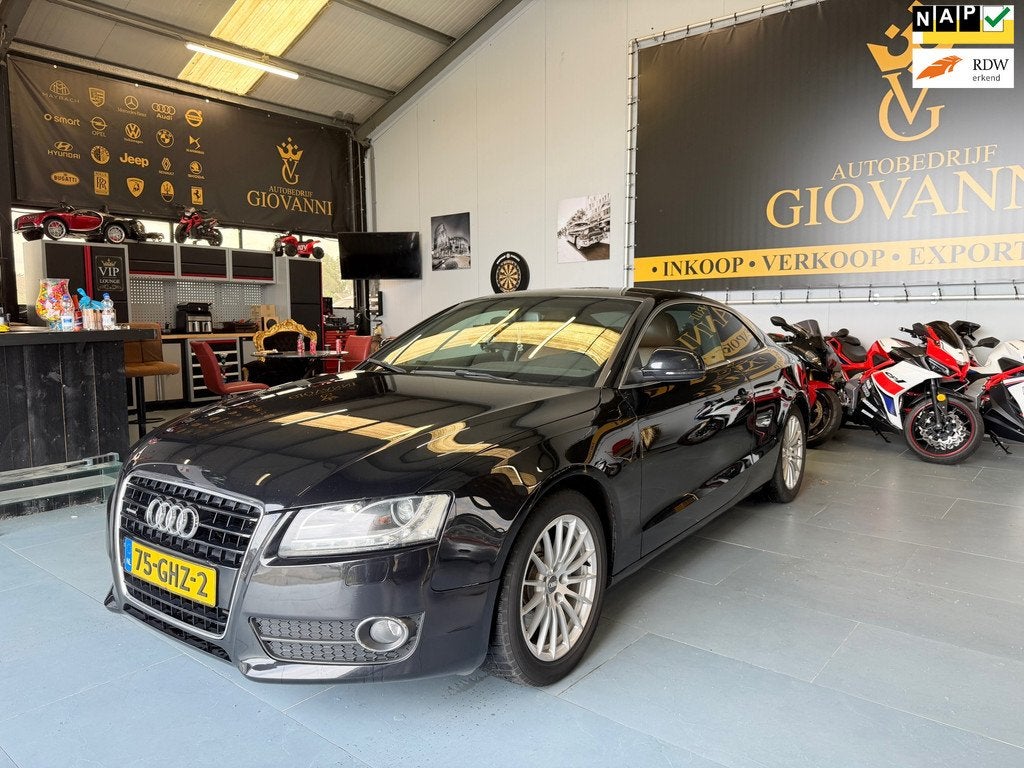 Audi A5 Coupé 3.2 FSI quattro Pro Line inruil mogelijk, Auto's, Audi, Automaat, Gebruikt, 4 stoelen, Zwart