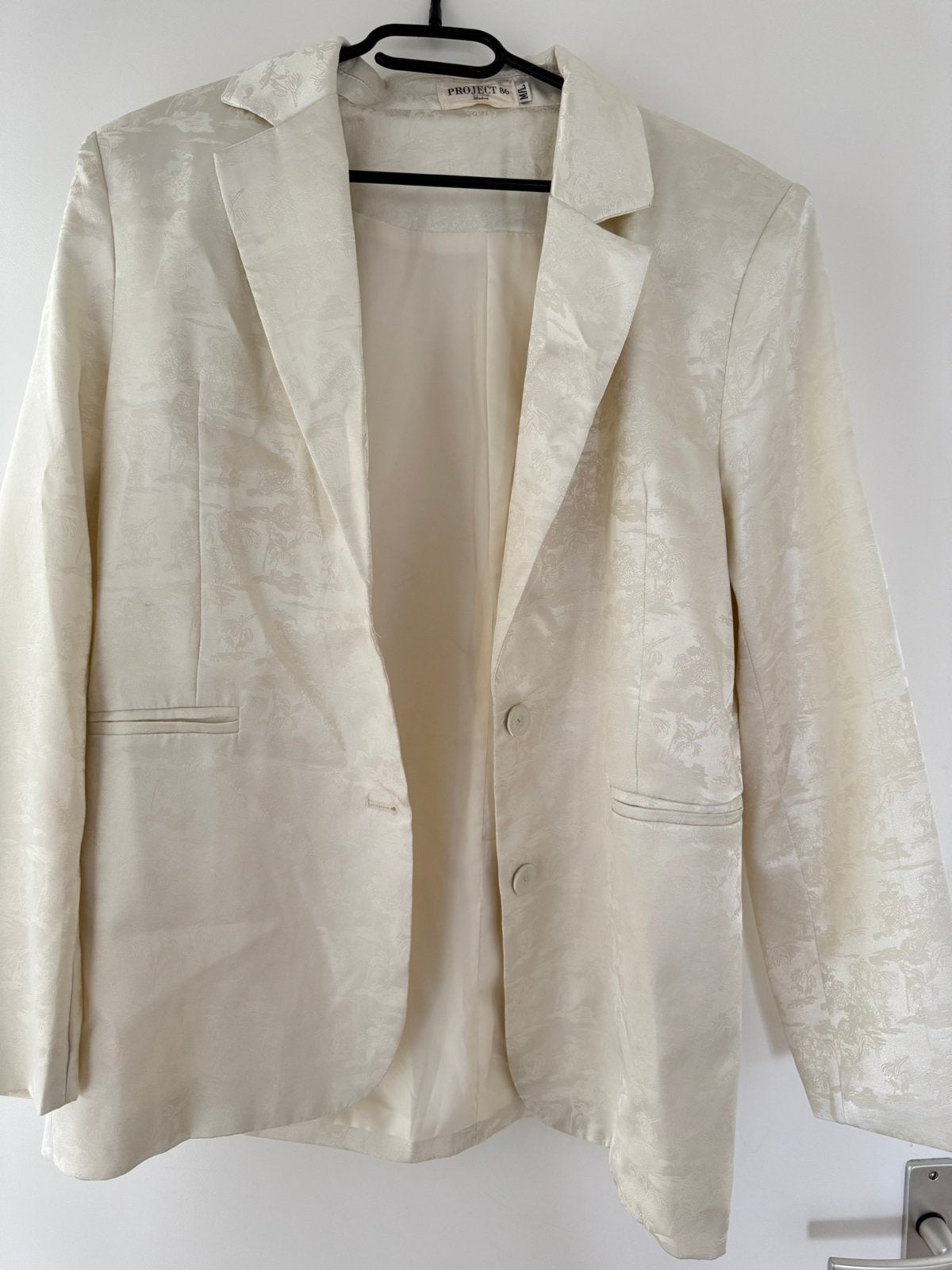 Creme blazer, Kleding | Dames, Ophalen of Verzenden, Zo goed als nieuw, Beige