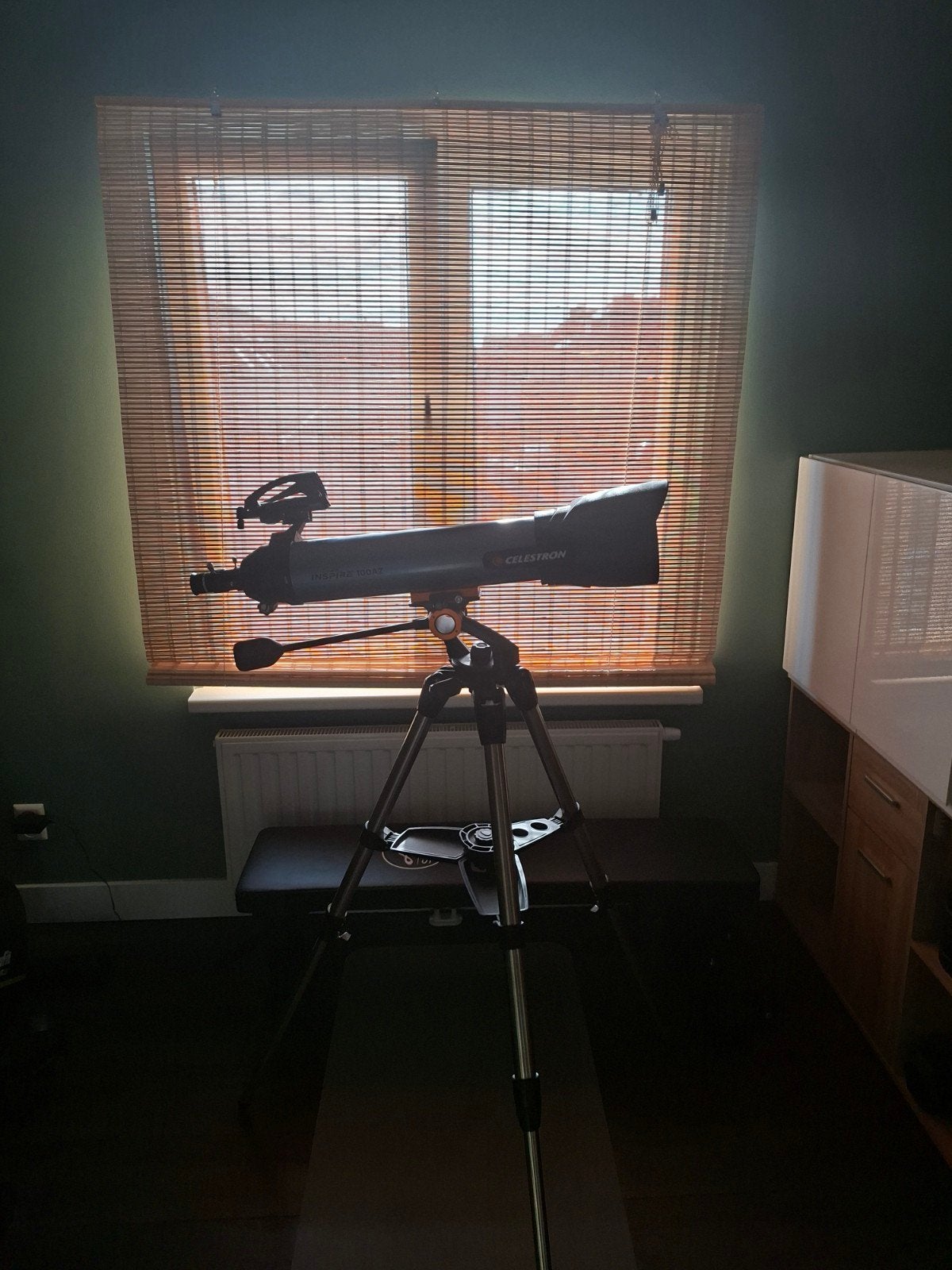 Celestron Inspire 100AZ Refractor Telescoop met Statief, Ophalen, Lenzentelescoop (refractor), 80 tot 200 mm, Met statief