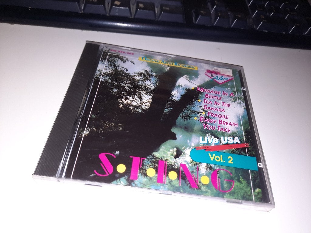 CD MEGA RARE NIEUW Sting - Live USA VOL. 2, Ophalen, Nieuw in verpakking, Poprock