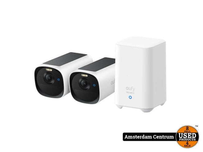 Eufy EufyCam E40 2-Cam Kit + Homebase 2 - Nieuw in Seal