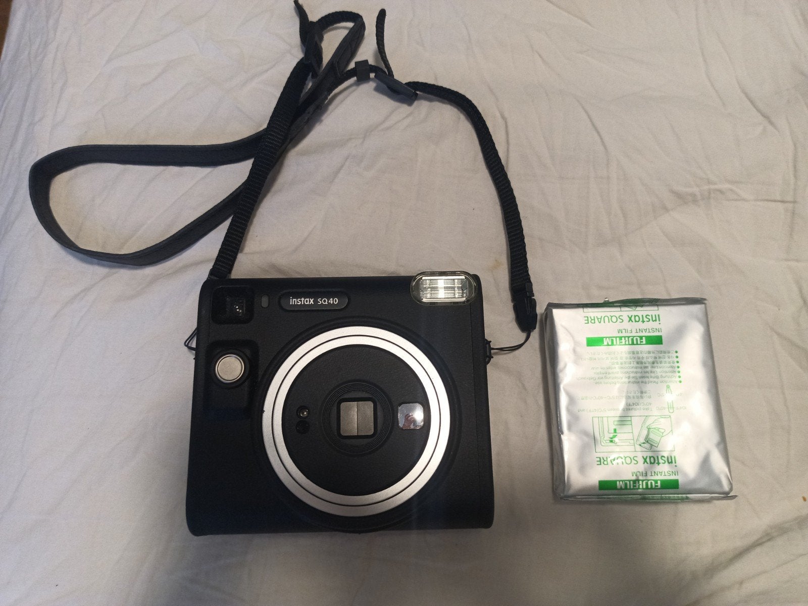 Fujifilm Instax SQ40 Instant Camera polaroid - Zo goed als n, Ingebouwde flitser, Instant camera, Ophalen of Verzenden, Zo goed als nieuw