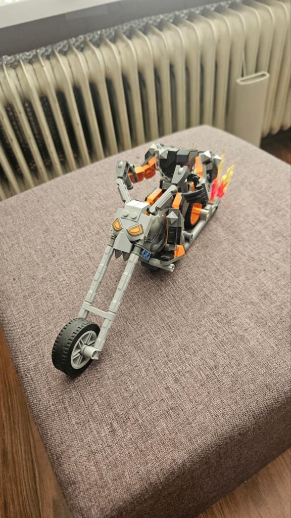 LEGO Marvel Ghost Rider Mecha & Motor (76245), Marvel, Lego, Ophalen of Verzenden, Zo goed als nieuw
