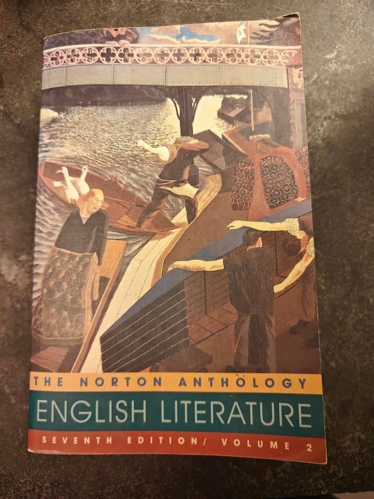 The Norton Anthology English Literature 7th Edition Volume 2, Boeken, Ophalen of Verzenden, Gelezen, M.H. Abrams, Stephen Greenblatt, David Donaldson, Alfred Logan