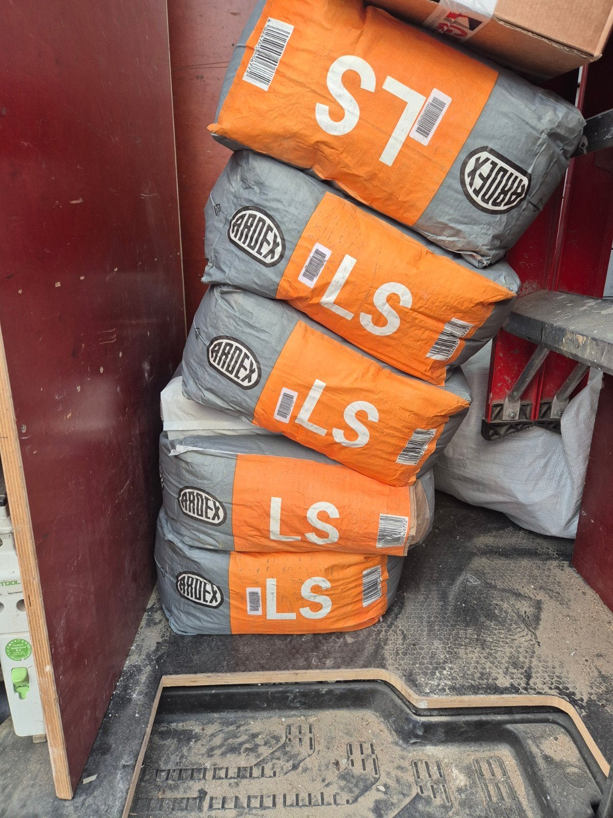 Ardex LS en BU-R, Ophalen