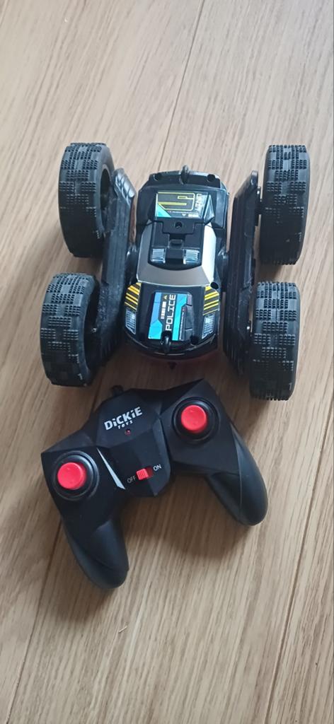 Bestuurbare RC auto - Dickie Toys Police Stunt Car, Gebruikt, Auto offroad, RTR (Ready to Run), Overige schalen