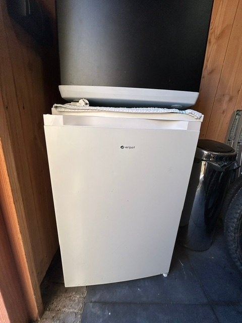 Koelkast tafelmodel Veripart Wit, 75 tot 100 liter, Zo goed als nieuw, 45 tot 60 cm, Met vriesvak