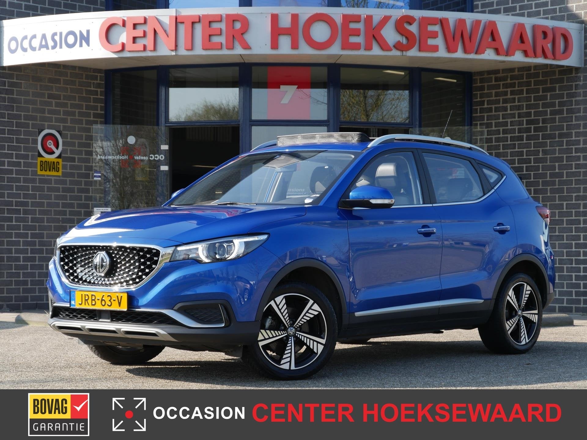 MG Zs Ev Electric 143pk Luxury | Panoramadak | Leder | Carpl, Auto's, MG, Gebruikt, Zwart, 1507 kg, 92 pk