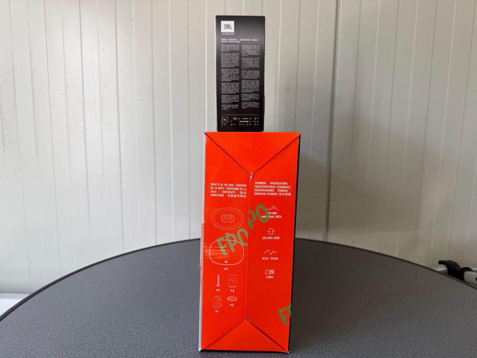 JBL Stage3 968M + GT8002 Versterker | Complete Set, Ophalen of Verzenden, Zo goed als nieuw