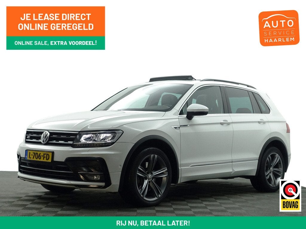 Volkswagen Tiguan 2.0 TSI 4Motion R Line Aut- Panoramadak, C, Auto's, Automaat, Gebruikt, 4 cilinders, 179 pk