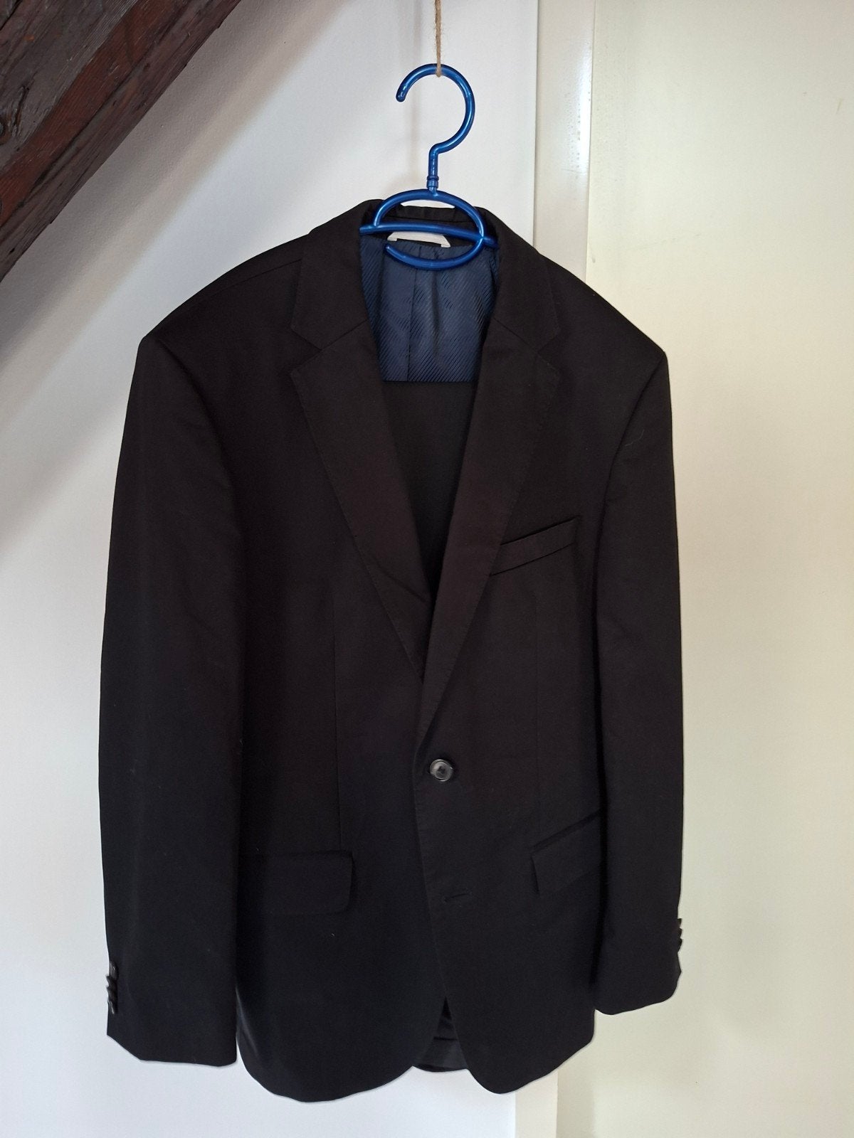 Hugo Boss pak - Maat S - Zo goed als nieuw, Kleding | Heren, Zwart, Ophalen of Verzenden, Zo goed als nieuw, Hugo Boss
