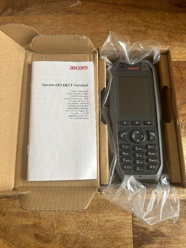 ➡️ DEMO Ascom D83 DH8 TALKER Dect DH8-AAAA, Ophalen of Verzenden, Refurbished, 1 handset