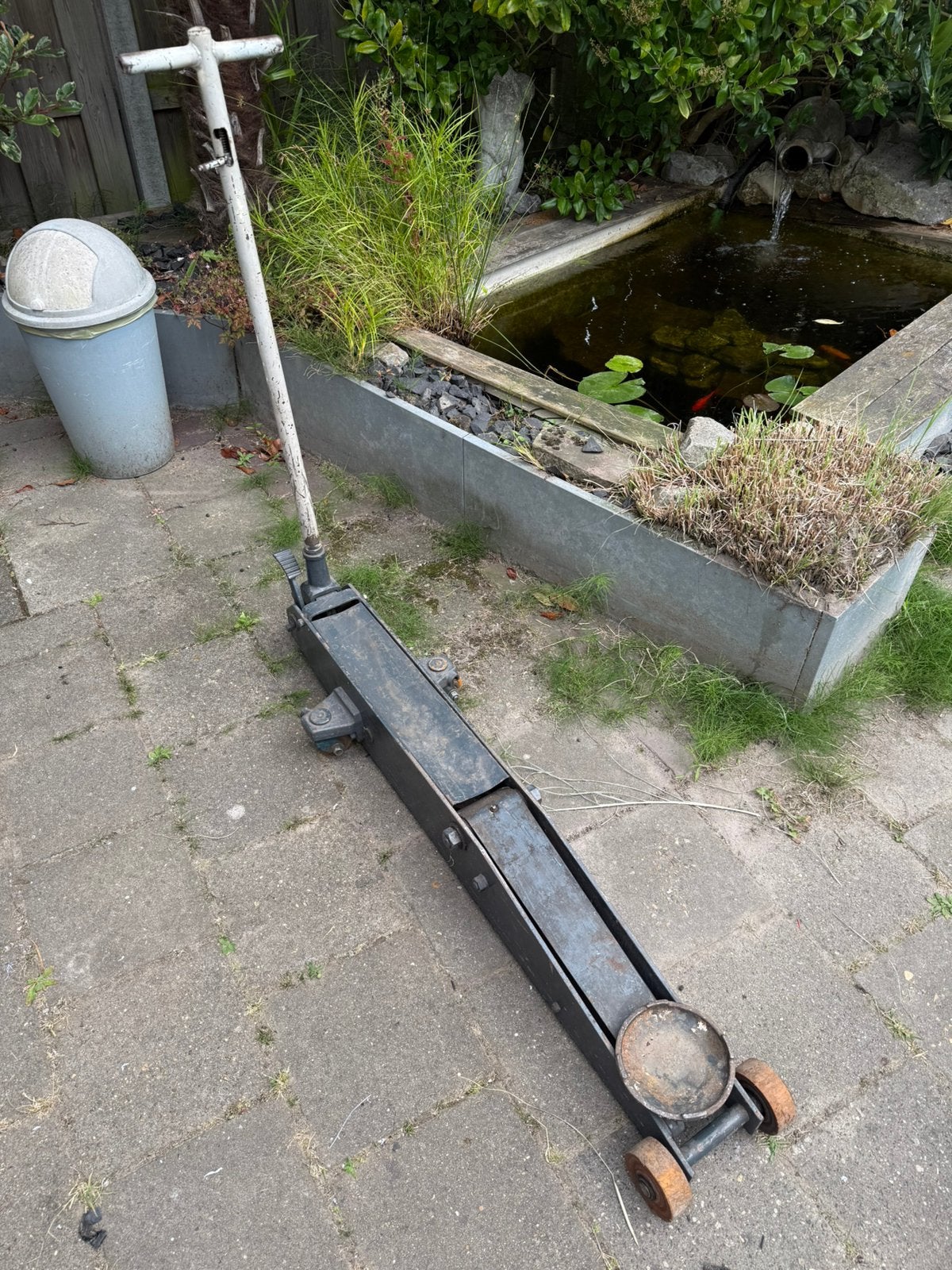 Industriële garagekrik, Auto diversen, Krikken, Gebruikt, Garagekrik, Hydraulisch, Ophalen
