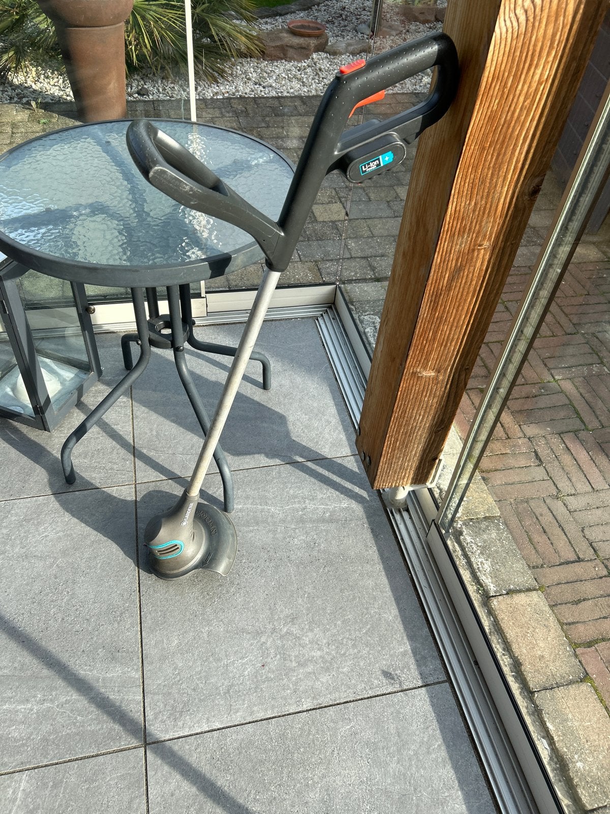 Gardena Accu Grastrimmer - Li-Ion Power, Ophalen of Verzenden, Gebruikt, 30 tot 50 cm, Accu