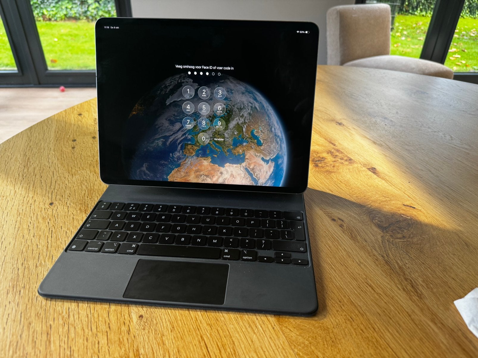 Apple iPad Pro 12,9 512GB 5G + Magic Keyboard Perfecte staat, Ophalen, Apple iPad, 12 inch, Zo goed als nieuw