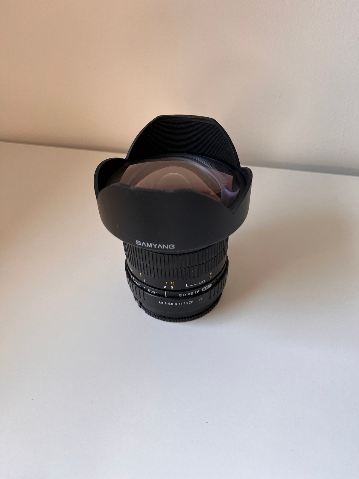 Samyang 14mm f/2.8 AF Groothoeklens, Audio, Tv en Foto, Fotografie | Lenzen en Objectieven, Ophalen, Gebruikt, Samyang, Groothoeklens
