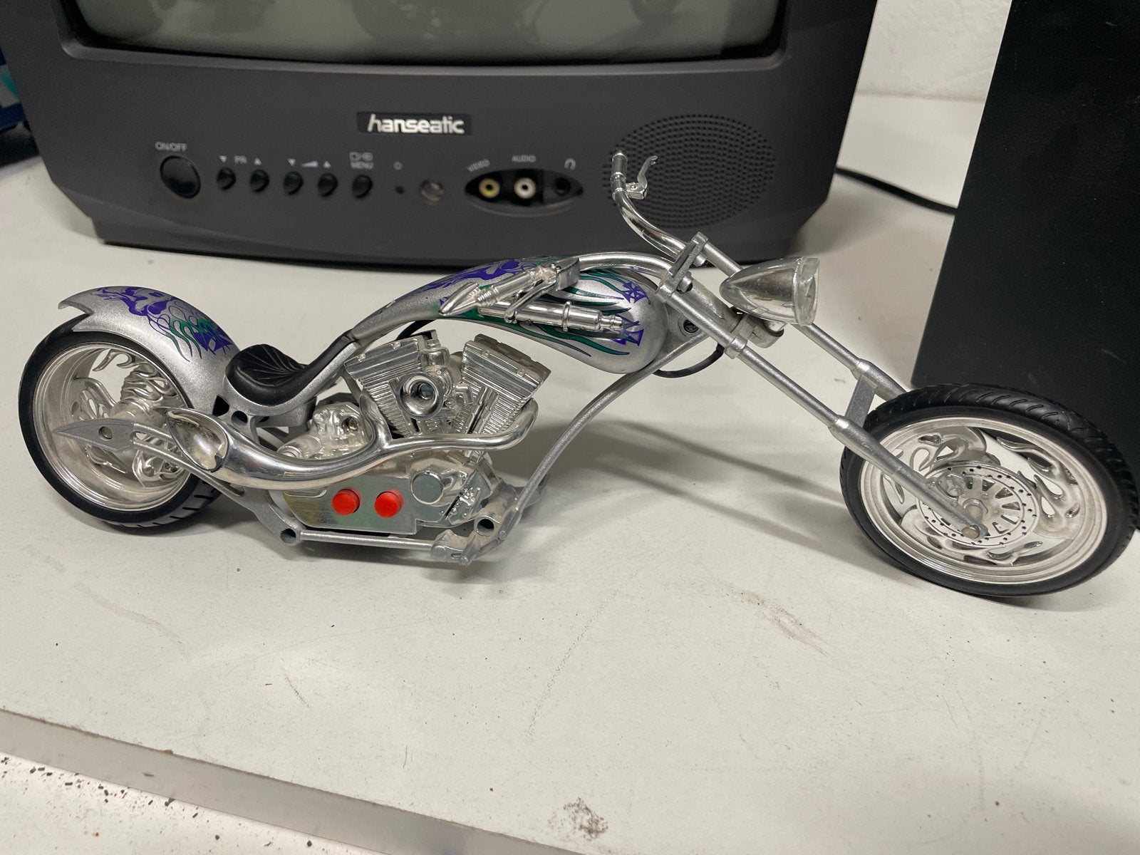 Custom chopper motorfiets, Overige merken, 1:50 of kleiner, Overige typen, Ophalen of Verzenden