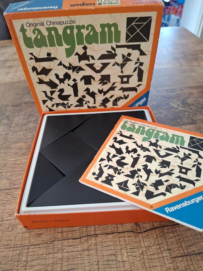Tangram Chinese puzzel, Ophalen of Verzenden, Zo goed als nieuw