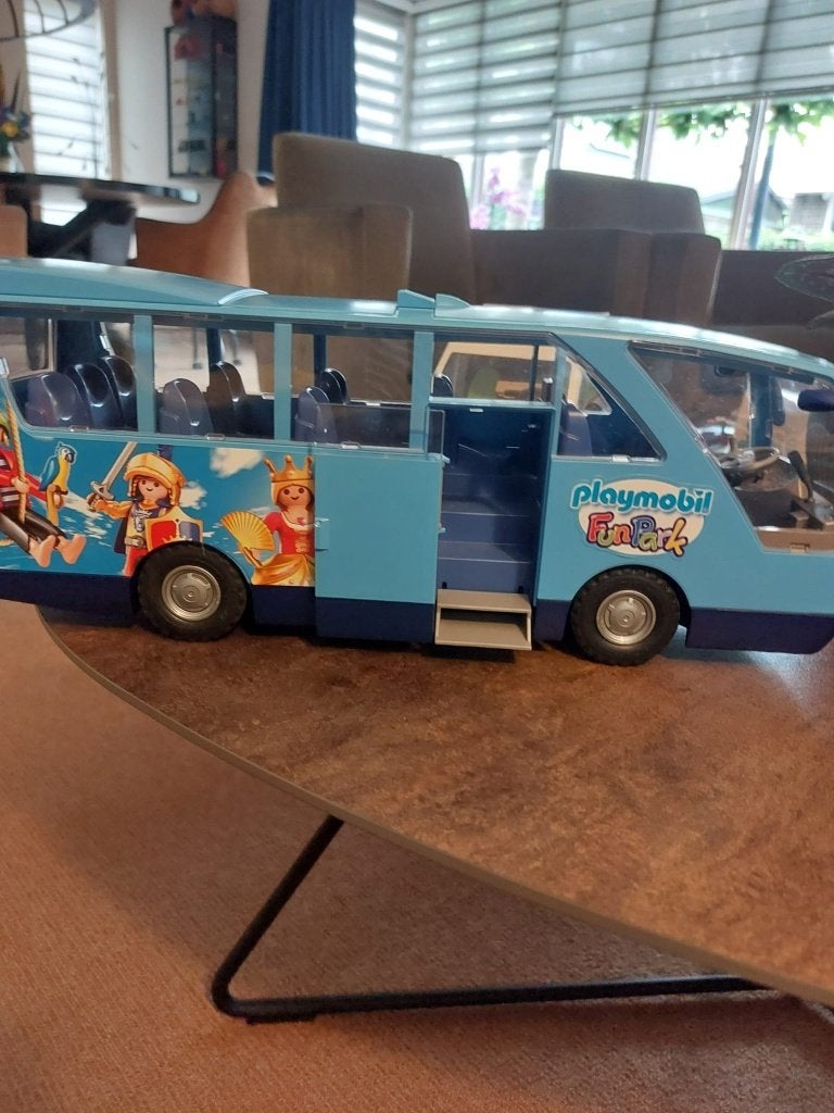 Playmobil bus, Gebruikt, Voertuig, Ophalen of Verzenden, City life