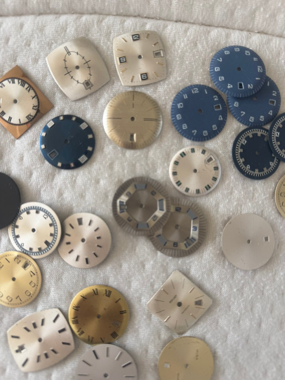 Horloge onderdelen 26 stuks - Tante Jo, Ophalen of Verzenden, Staal, Polshorloge, Overige merken