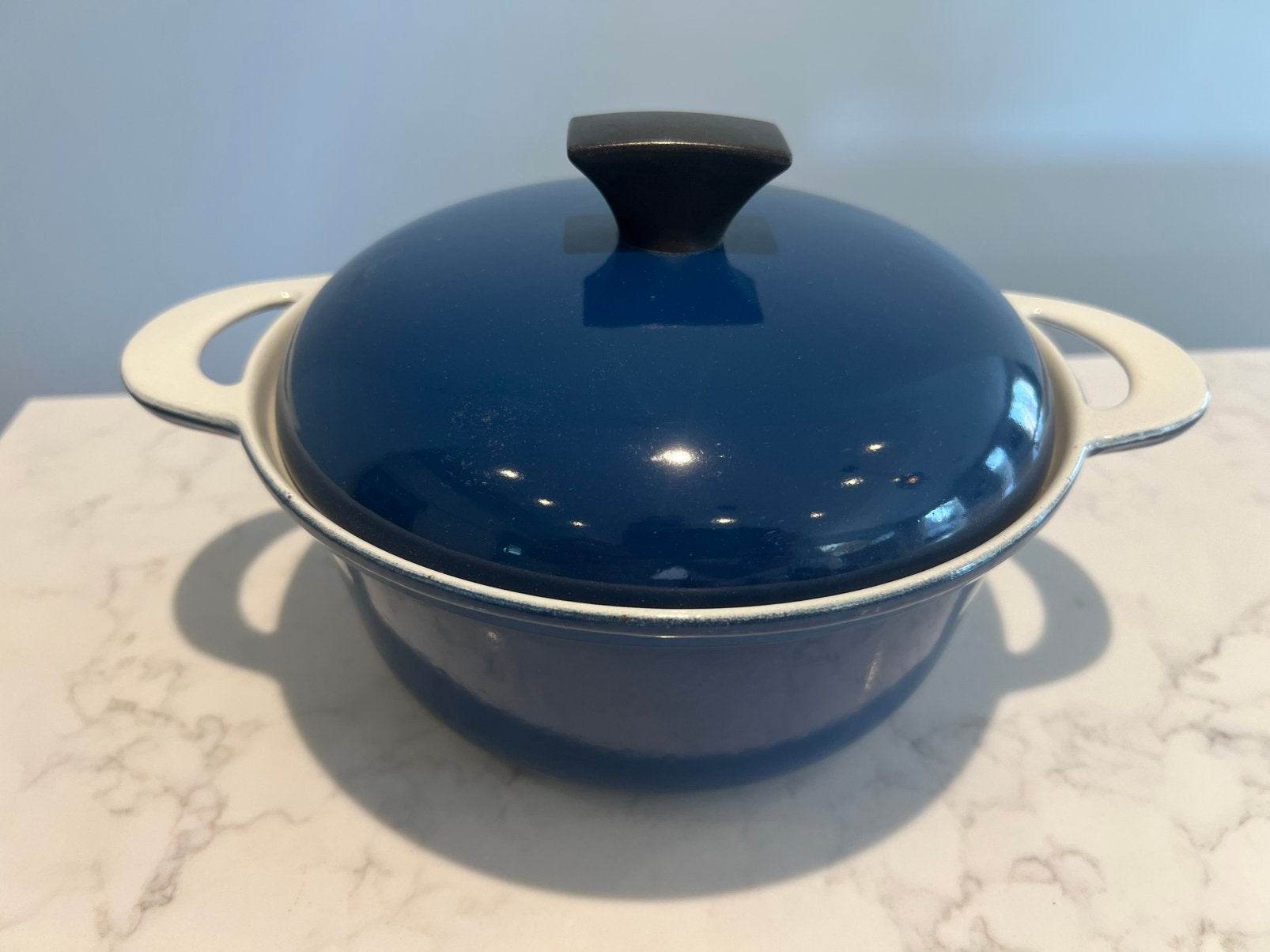 Gietijzeren FE Belgium braadpan 20 cm in nieuwstaat, Geschikt voor inductie, Ophalen of Verzenden, Zo goed als nieuw, Nvt