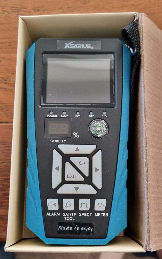 XSarius Satmeter HD Easy Ultra, Ophalen of Verzenden, Zo goed als nieuw, (Schotel)antenne-accessoires, Overige merken