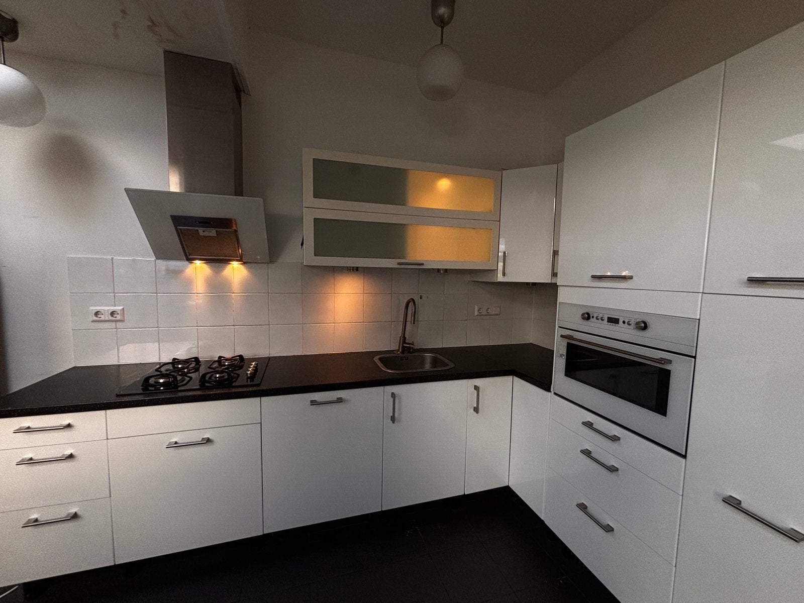 Nette Ikea keuken, Ophalen, Gebruikt, Wit, Dubbelwandige keuken