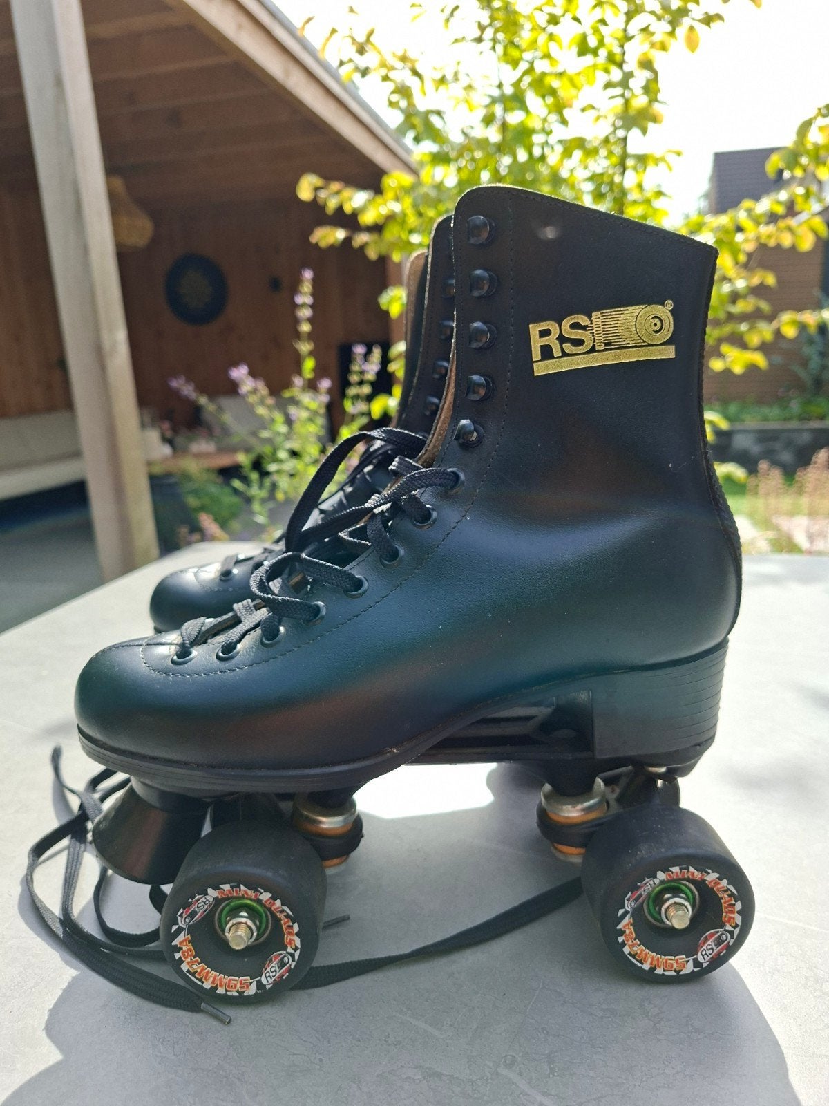 RSI Rollerskates - Maat 39 - Zwart Leer - Zeer Goede Staat, Ophalen, Zo goed als nieuw
