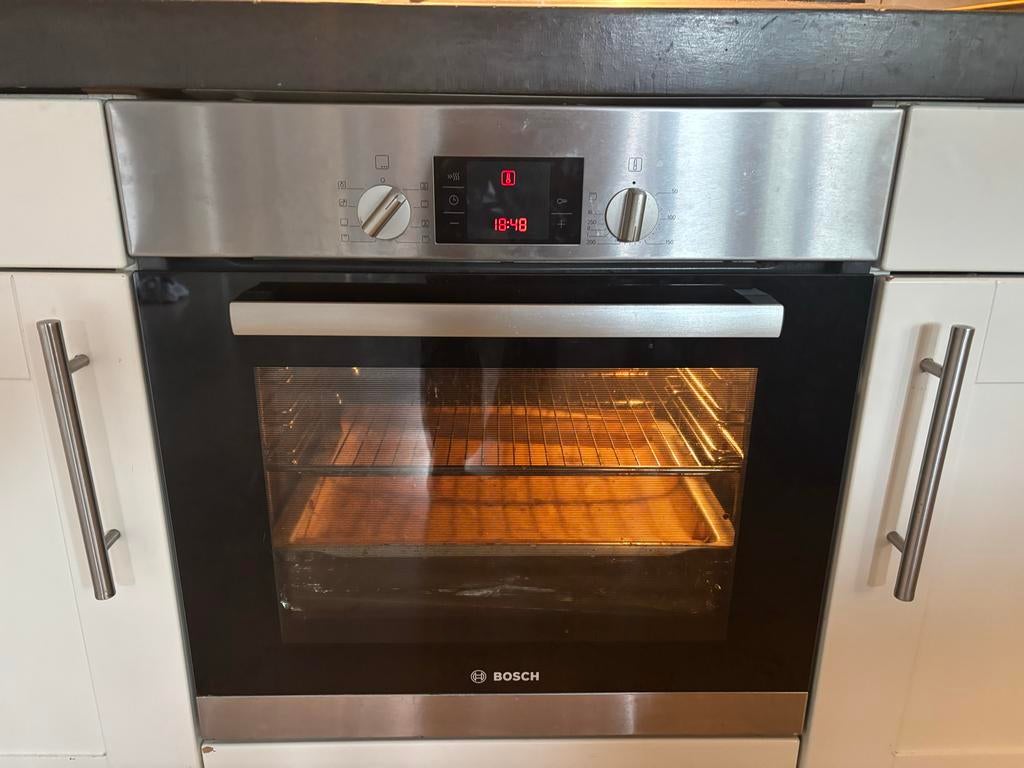 Bosch inbouw oven, 45 tot 60 cm, Gebruikt, Oven, Hete lucht