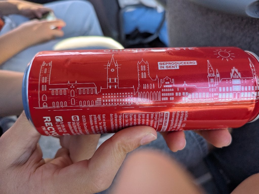 Coca-Cola Gent limeted editie blikje - Ongeopend, Ophalen, Nieuw, Gebruiksvoorwerp