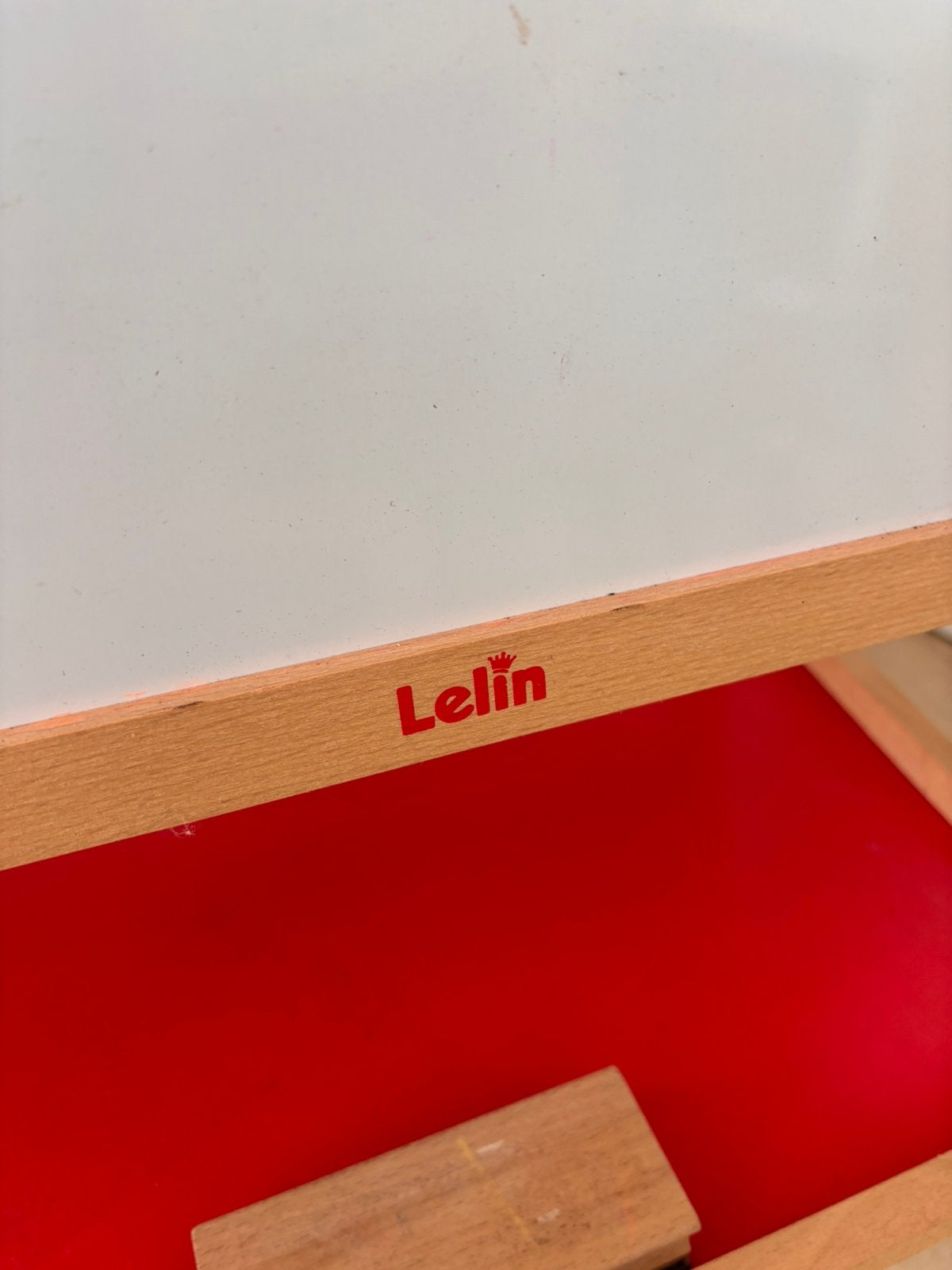 Lelin schoolbord, Ophalen of Verzenden, Zo goed als nieuw, Krijtbord