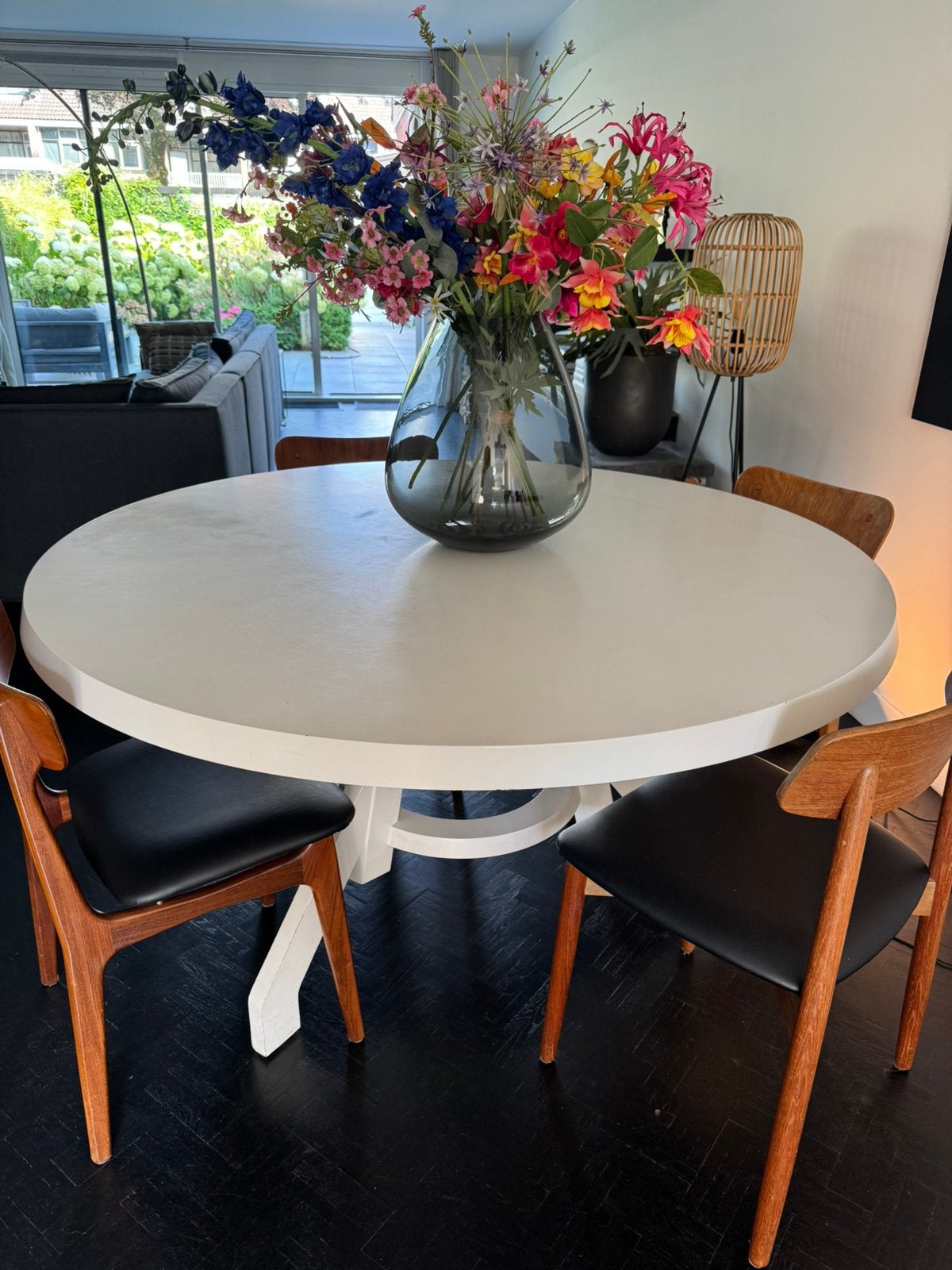 Linteloo Popov - Roderick Vos design eettafel, Ophalen, Overige materialen, Gebruikt, Rond