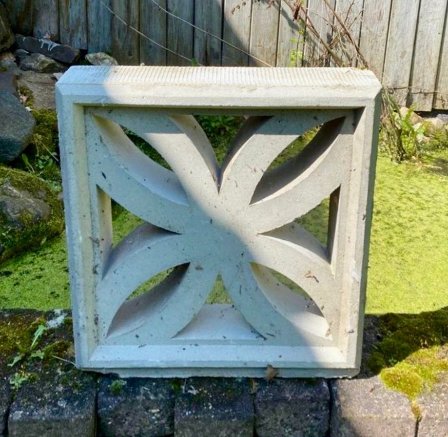 Sierbeton blokken bloem120 stuks, Ophalen
