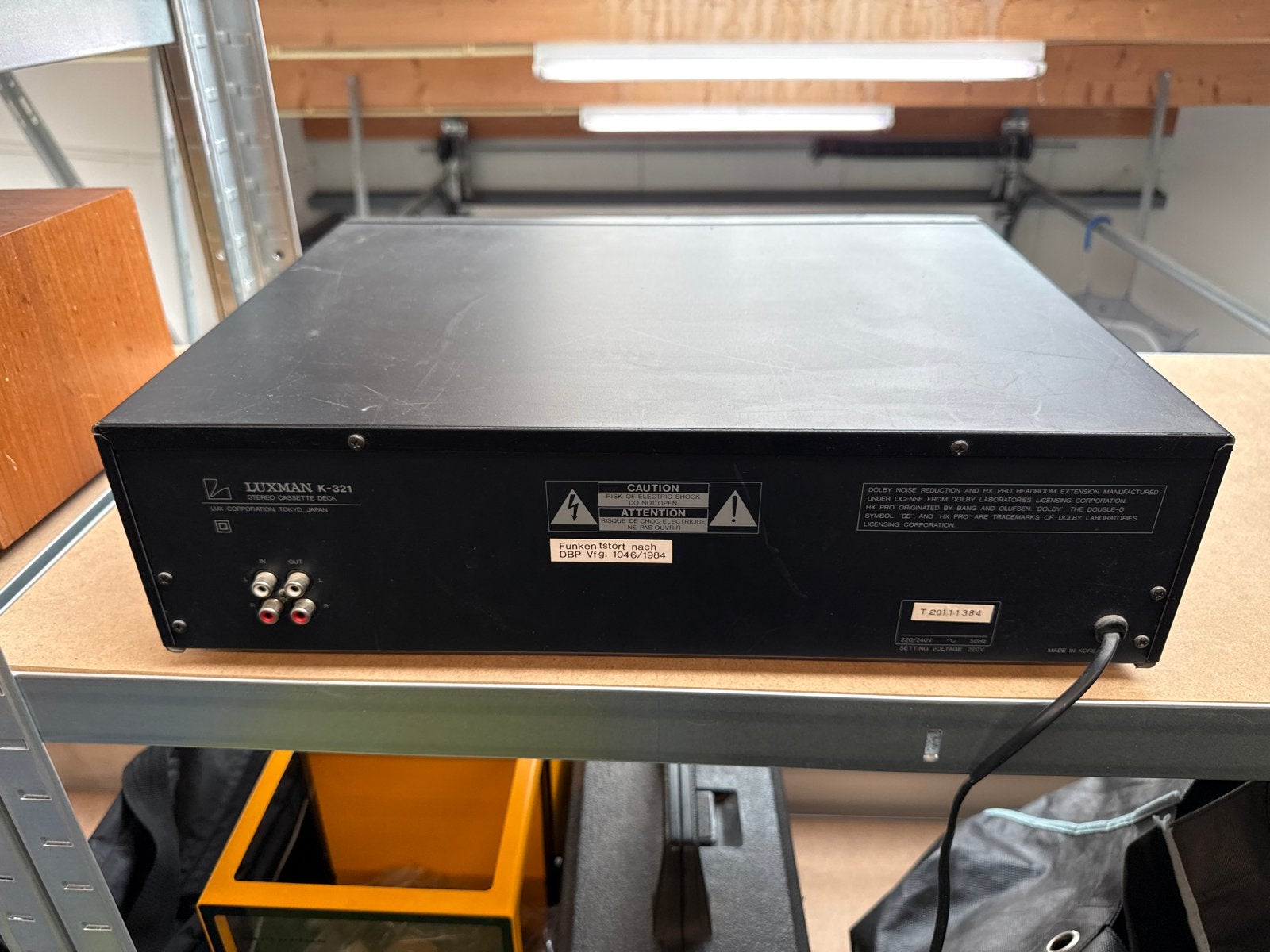 Luxman K-321 Stereo Cassette Deck HX PRO, Audio, Tv en Foto, Ophalen of Verzenden, Enkel, Overige merken