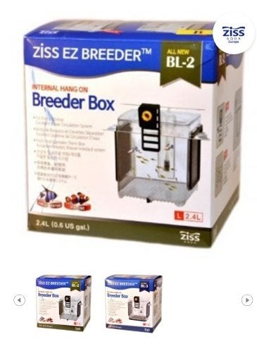 3 stuks Ziss EZ Breeder BL2, Ophalen of Verzenden, Zo goed als nieuw, Leeg aquarium