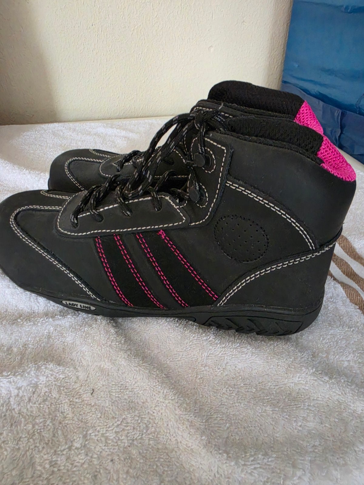 Zwarte dames werkschoenen met stalen neus - Maat 40, Ophalen of Verzenden